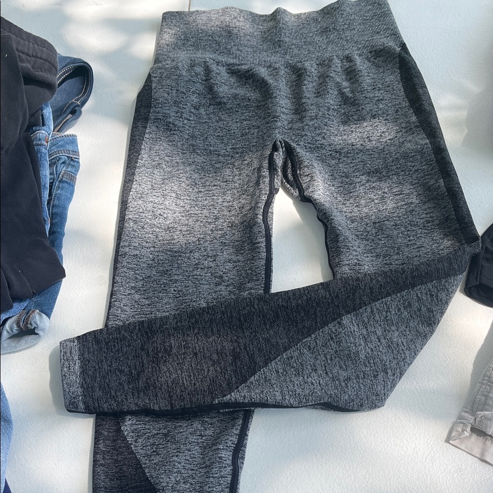 Gray Kids Leggings